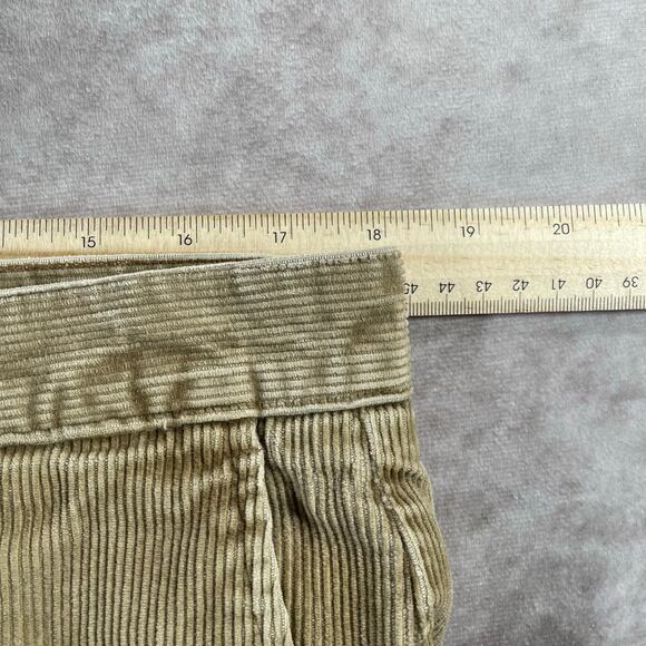 Vintage Dockers Khakis Tan Loose Fir Surplus Corduroy Pants - Picture 5 of 7